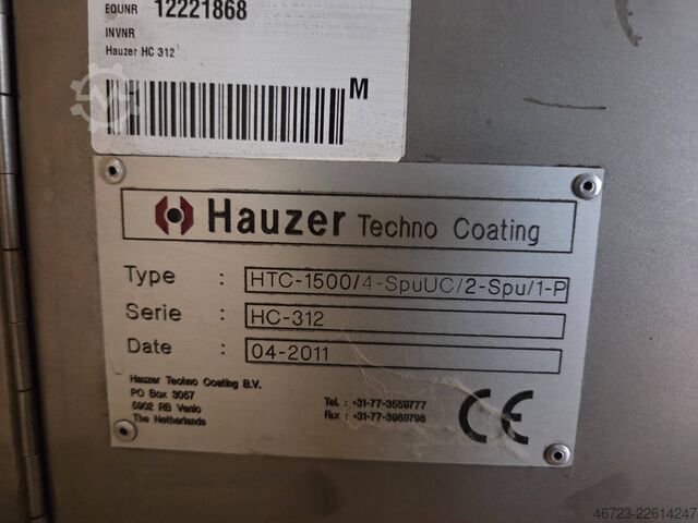 Vakuumbeschichtungsanlage Hauzer Techno Coating HTC-1500/4-SpuUC/2-Spu/1-P