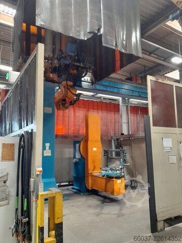 Industrieroboter + Positionierer Cloos Romat 350