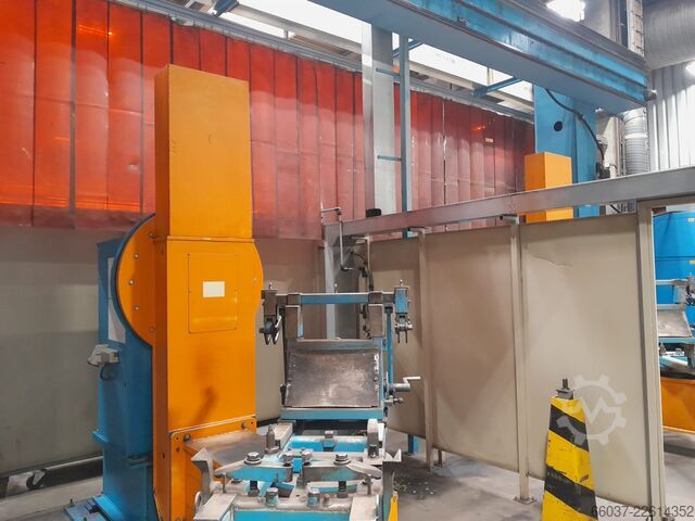 Industrieroboter + Positionierer Cloos Romat 350