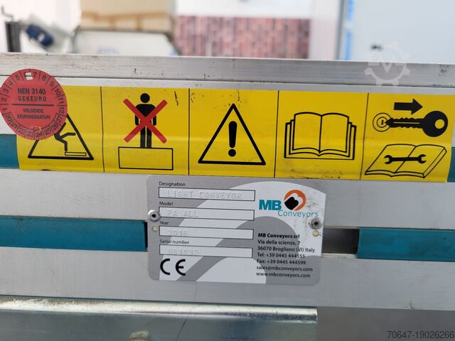 Conveyor belt 6000 x 2000 PRICE REDUCTION! MB Conveyors PA ALL