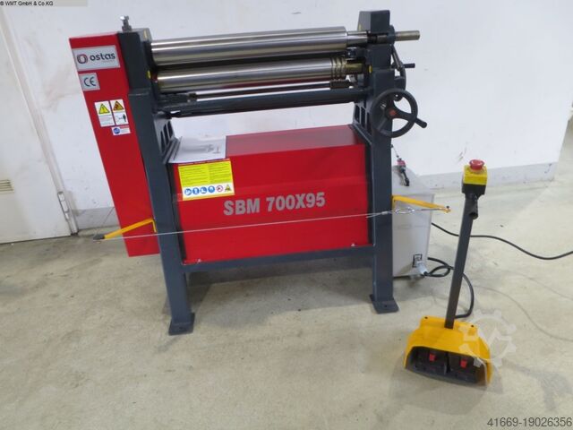 Blechbiegemaschine - 3 Walzen OSTAS SBM 700 x 95