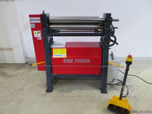 Blechbiegemaschine - 3 Walzen OSTAS SBM 700 x 95