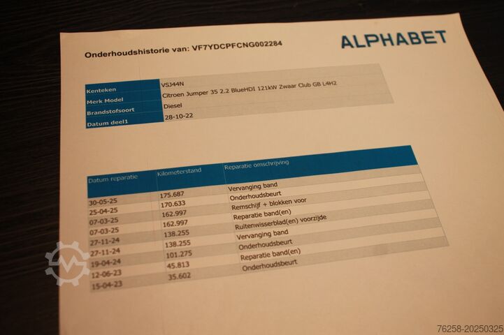 Kastenwagen Citroën Jumper 2.2 BlueHDi 165PK L4H2 EURO 6 - Airco - ...