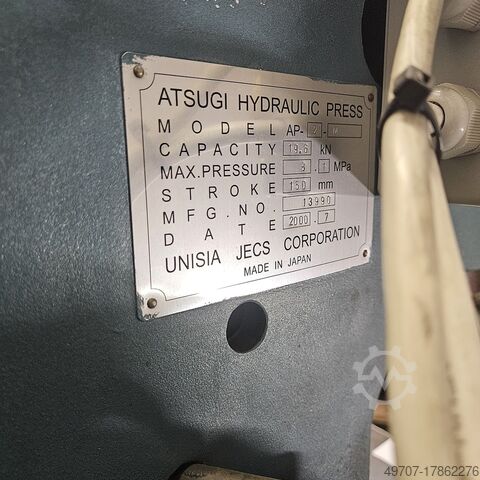 Hydraulic press 2ton Atsugi Model AP-2-M 2 ton