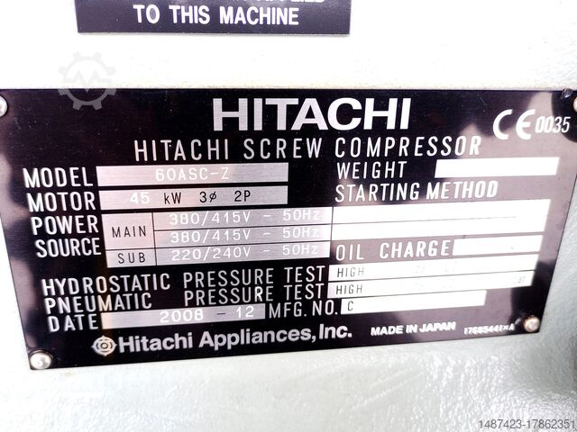 Chiller HITACHI RCUE 412 kW.