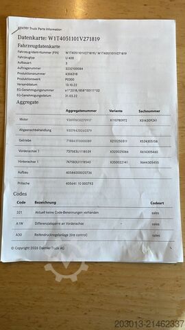 Kipper LKW UNIMOG U435 Kipper mit Reifendruckregelanlage
