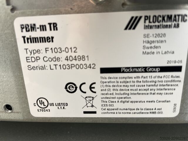Broschürenfertigungssystem Plockmatic PBM 350-m