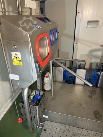 Hygienic sanitary sluice  