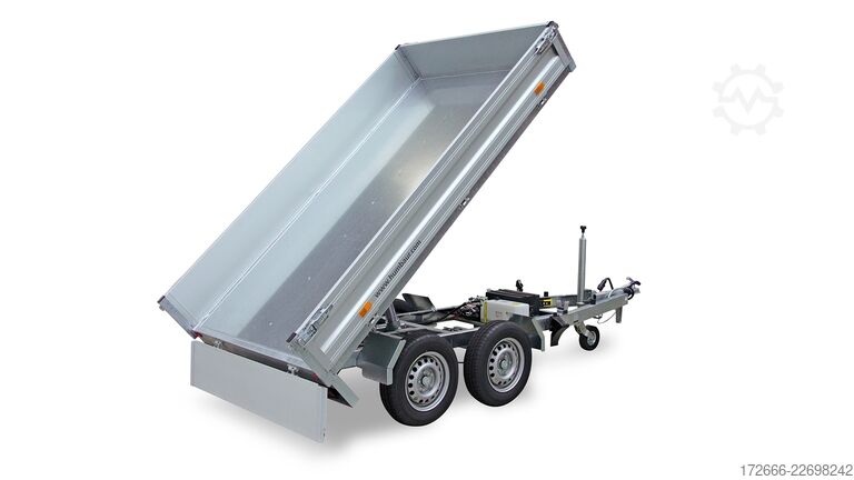 Rear tipper Humbaur HUK 202715 | E-PUMPE 268X150X30CM 2000KG RÜCKWÄRTSKIPPER