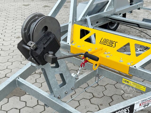 Kabeltrommelanhänger Lorries TPB35-4925 | HANDSEILWINDE 280X165CM 3500KG KABELTROMMELANHÄNGER