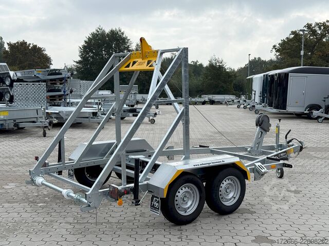 Kabeltrommelanhänger Lorries TPB35-4925 | HANDSEILWINDE 280X165CM 3500KG KABELTROMMELANHÄNGER