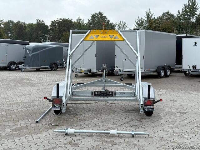 Kabeltrommelanhänger Lorries TPB35-4925 | HANDSEILWINDE 280X165CM 3500KG KABELTROMMELANHÄNGER