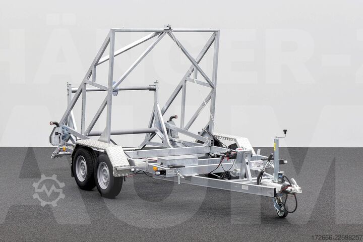 Kabeltrommelanhänger Stedele KTT 35 | E-WINDE | MICROROHRAUFNAHME 330X163CM 3500KG KABELTROMMELANHÄNGER