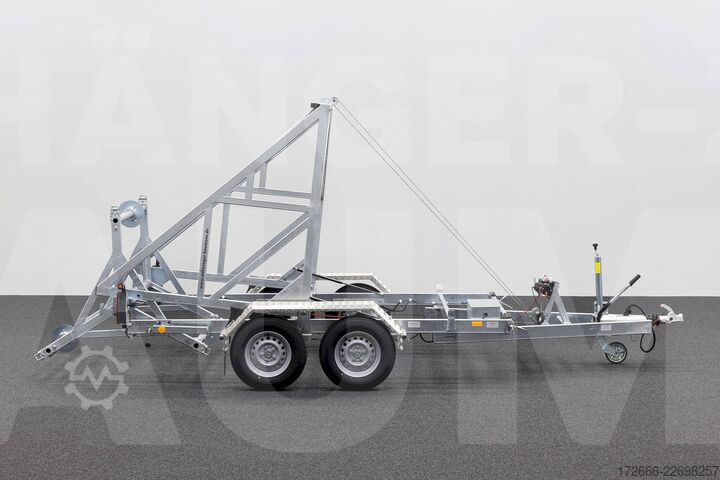 Kabeltrommelanhänger Stedele KTT 35 | E-WINDE | MICROROHRAUFNAHME 330X163CM 3500KG KABELTROMMELANHÄNGER