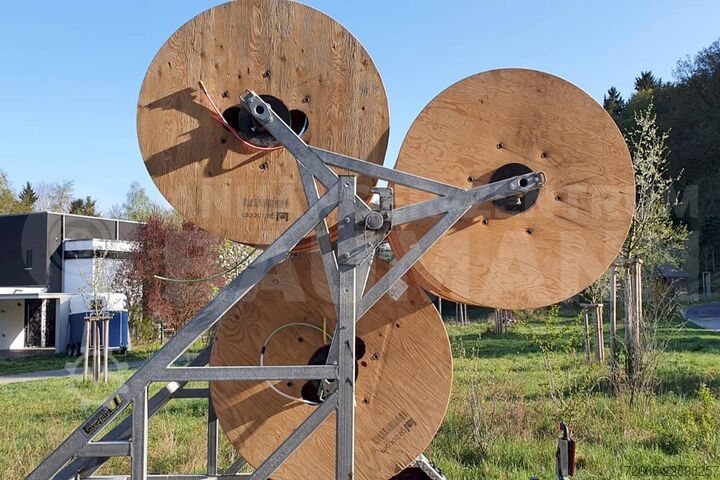 Kabeltrommelanhänger Stedele KTT 35 | E-WINDE | MICROROHRAUFNAHME 330X163CM 3500KG KABELTROMMELANHÄNGER