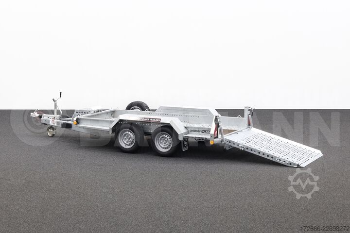 Baumaschinenanhänger Brian James Trailers DIGGER PLANT 543-2813-27-2-13 | SCHWERLASTRAMPE 280X130CM 2700KG BAUMASCHINENANHÄNGER