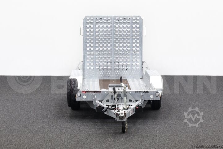 Baumaschinenanhänger Brian James Trailers DIGGER PLANT 543-2813-27-2-13 | SCHWERLASTRAMPE 280X130CM 2700KG BAUMASCHINENANHÄNGER