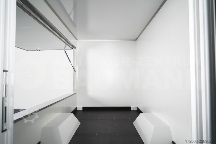 Verkaufsanhänger Vezeko VEA 27.50 PROFI | SILBER 500X200X235CM 2700KG VERKAUFSANHÄNGER