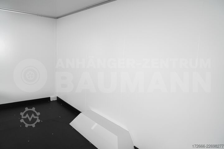 Verkaufsanhänger Vezeko VEA 27.50 PROFI | SILBER 500X200X235CM 2700KG VERKAUFSANHÄNGER