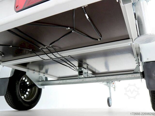 Box trailer Koch-Anhänger U4 250X125X45CM 750KG TIEFLADER