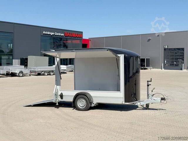 Kofferanhänger Debon CHEVAL LIBERTE DEBON C300 WABENKERN ROADSTER SCHWARZ +SEITENKLAPPE +SEITENTÜR