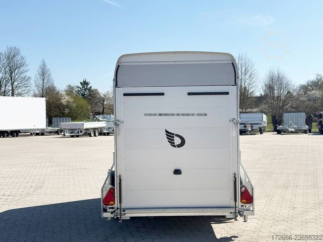 Kofferanhänger Debon CHEVAL LIBERTE DEBON C300 WABENKERN ROADSTER SCHWARZ +SEITENKLAPPE +SEITENTÜR