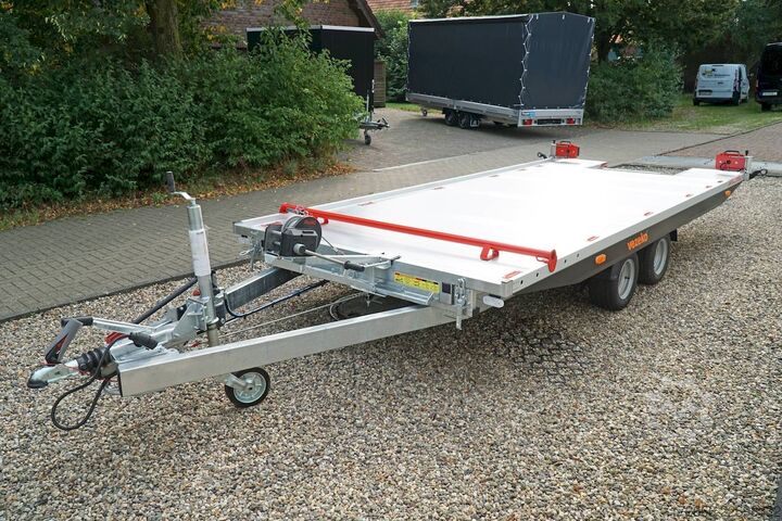 Autotransporter Vezeko IMOLA 27.43 RACE MASTER | HANDSEILWINDE 502X209CM 2700KG AUTOTRAILER