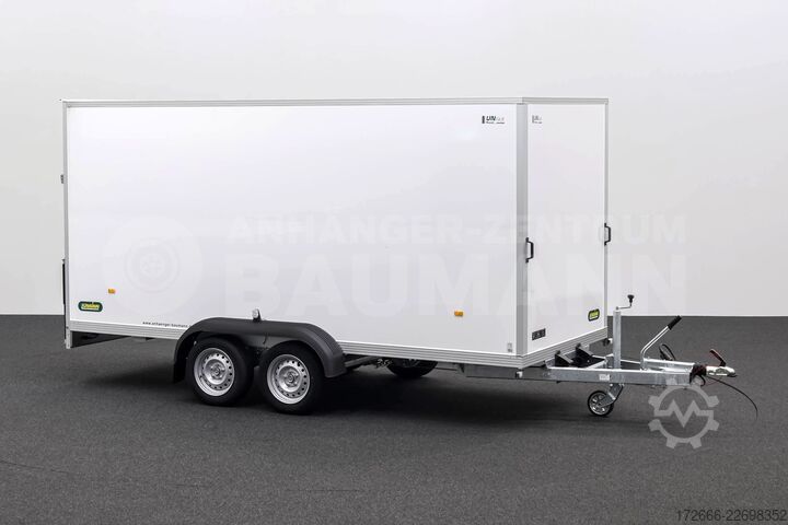 Box trailer Unsinn UKU 421719-26-14 | RAMPE 426X175X194CM 2600KG KOFFERANHÄNGER