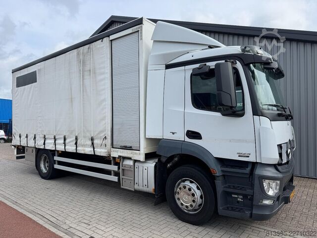 Schiebeplane Mercedes-Benz Antos 1824, Tautliner, PTO preparation, Taillift