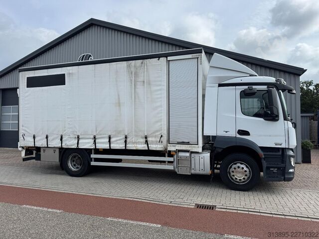 Schiebeplane Mercedes-Benz Antos 1824, Tautliner, PTO preparation, Taillift