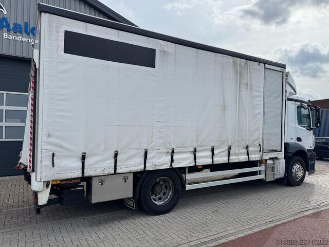 Schiebeplane Mercedes-Benz Antos 1824, Tautliner, PTO preparation, Taillift
