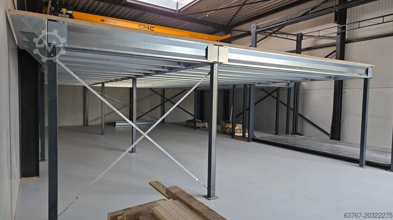 Lagerbühne | Stahlbühne | Mezzanine 320 m², Traglast: 350 kg/m² | 4,0 x 5,0 m | Lichte Höhe: 3,0m