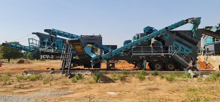 Brechanlagen Constmach Mobile Rock Crushing Plant Mobile stone crushing plant 120-150 tph