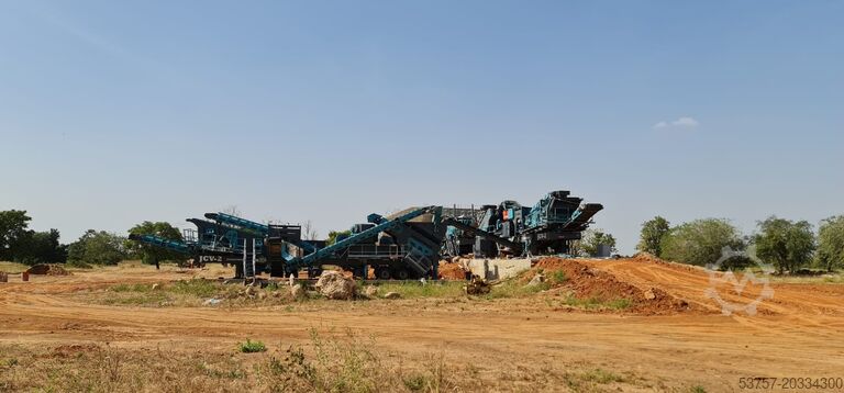 Brechanlagen Constmach Mobile Rock Crushing Plant Mobile stone crushing plant 120-150 tph