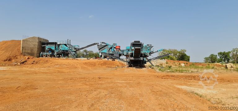 Brechanlagen Constmach Mobile Rock Crushing Plant Mobile stone crushing plant 120-150 tph