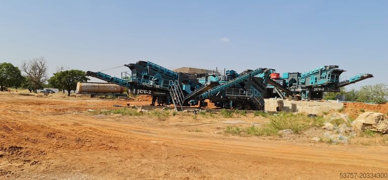 Brechanlagen Constmach Mobile Rock Crushing Plant Mobile stone crushing plant 120-150 tph