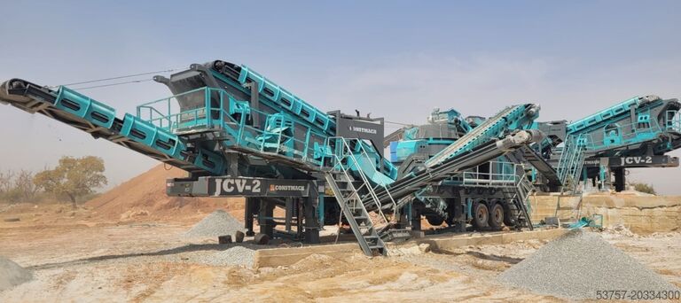 Brechanlagen Constmach Mobile Rock Crushing Plant Mobile stone crushing plant 120-150 tph
