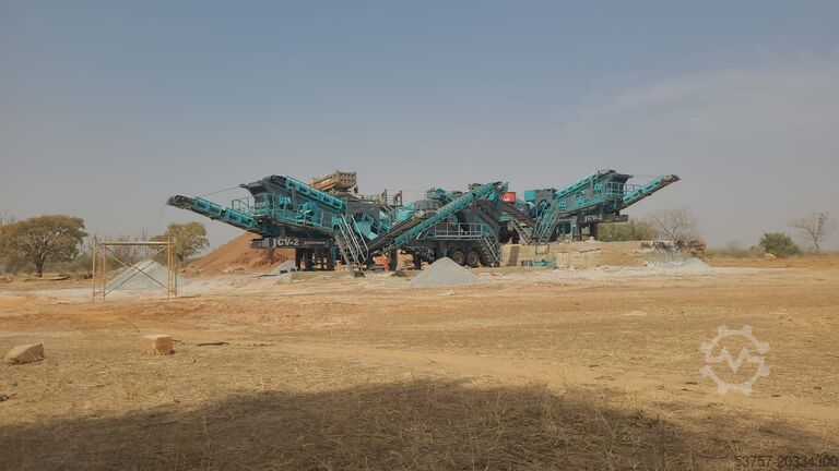 Brechanlagen Constmach Mobile Rock Crushing Plant Mobile stone crushing plant 120-150 tph