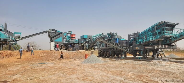 Brechanlagen Constmach Mobile Rock Crushing Plant Mobile stone crushing plant 120-150 tph