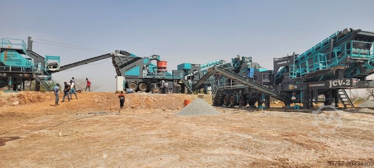 Brechanlagen Constmach Mobile Rock Crushing Plant Mobile stone crushing plant 120-150 tph