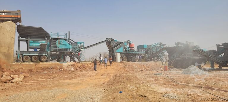 Brechanlagen Constmach Mobile Rock Crushing Plant Mobile stone crushing plant 120-150 tph