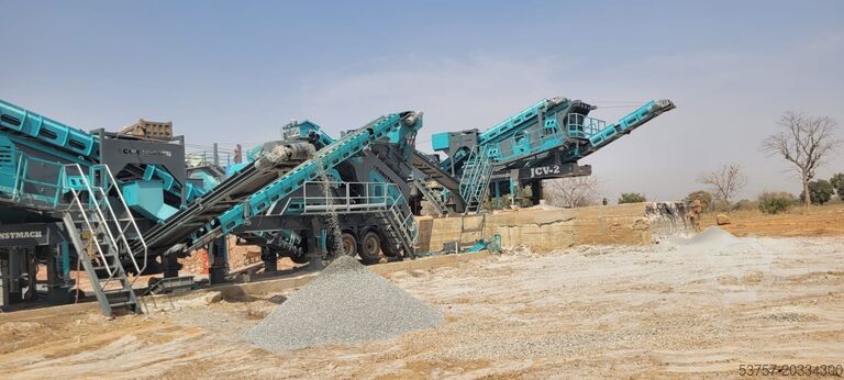 Brechanlagen Constmach Mobile Rock Crushing Plant Mobile stone crushing plant 120-150 tph