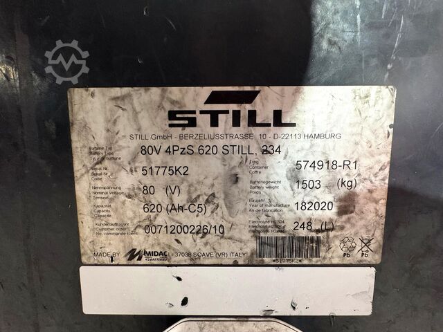 S+UVV 05/27 Seitensch. Elektro 5.917 h Still RX 60-25