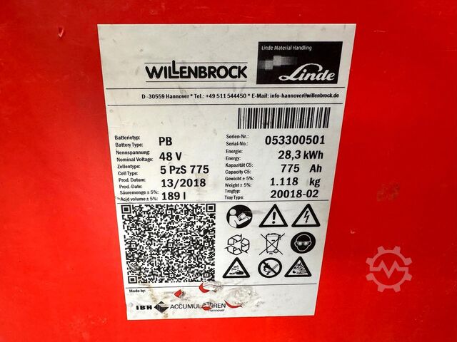 3.+4.V Seitenschieber Elektro 7.399 h Linde E 20PH