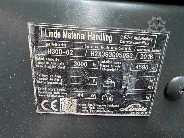 UVV 06/27 Seitenschieber Diesel 15.338 h Linde H 30D