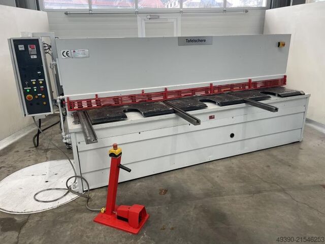 Hydr. Tafelschere, Schwingschnitt-Tafelblechschere, Tafelblechschere, Blechtafelschere BAYKAL HGL 3100 x 8