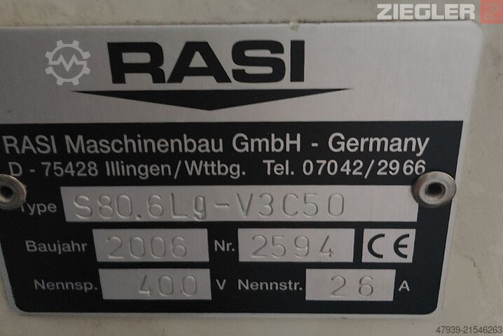 Rohrbiegemaschine RASI S80.6L