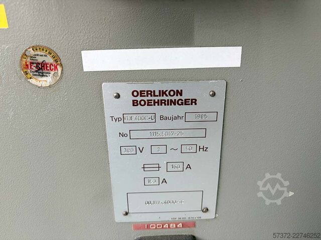 CNC Drehmaschine Oerlikon Boehringer VDF 400 C-U