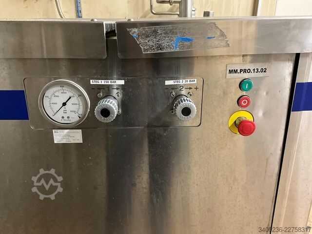 2004 Tetra pak TAM 20/160 BAR Homogenizer Tetra Pak TAM 20/160 BAR