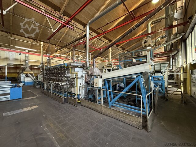 250 kg/h kontinuierliche Wärmebehandlungslinie KOHNLE FHGR 950-600/150-3500